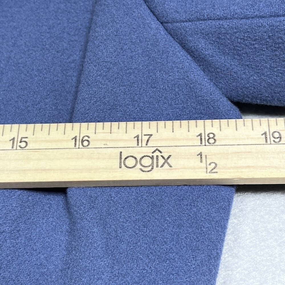 Ann Taylor Periwinkle Blue Wool-Blend Tailored Blazer - Picture 8 of 10